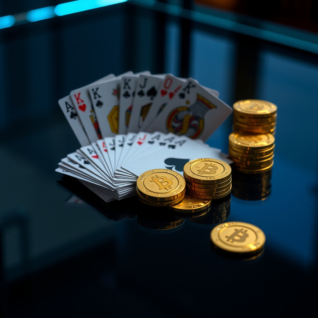 Carte da gioco e fiches Spinbara casinò crypto